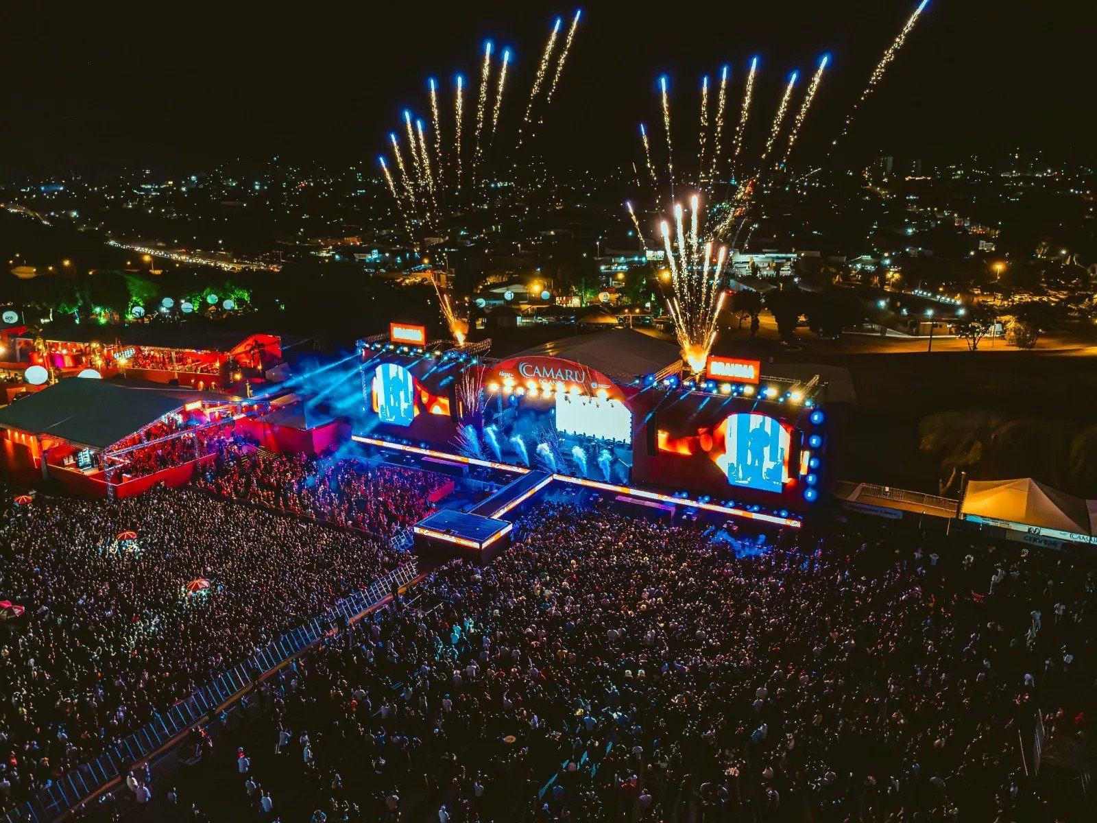 Cobertura médica em show de grande público